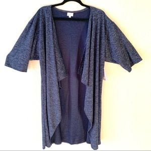 LuLaRoe SHIRLEY sweater kimono jacket. NWT. Blue